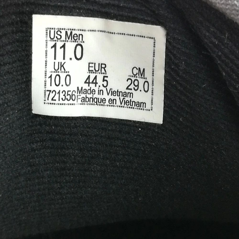 Vans Gray Low-Top Canvas Sneakers